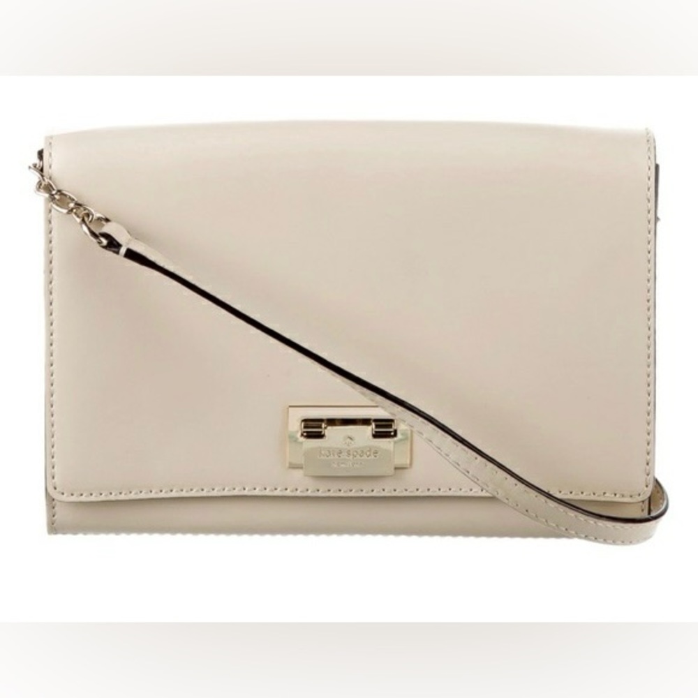 Kate Spade Harwood Place Fiona Crossbody Bag “Ostrich Egg”